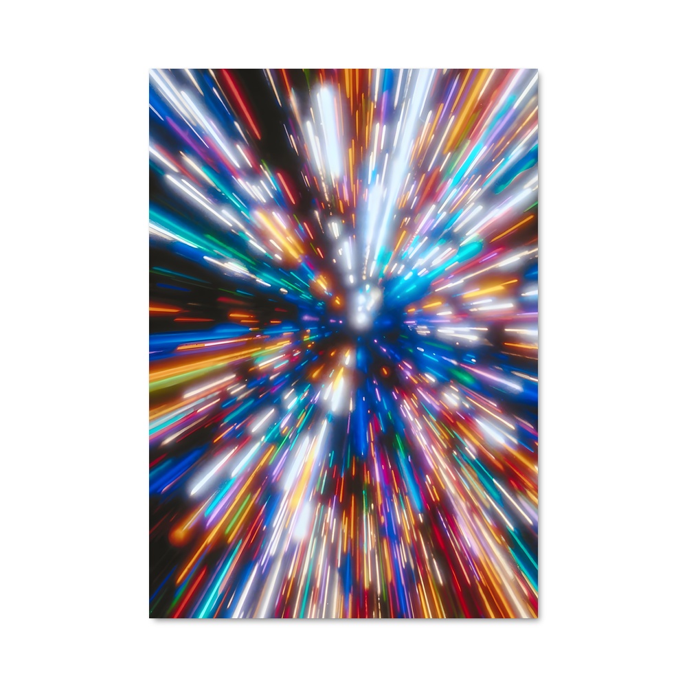 Poster artistique cosmique enchanteur